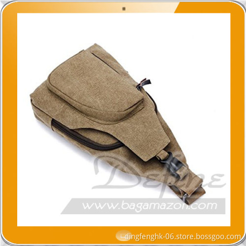 Cool Outdoor Sports Casual Canvas Unbalance Backpack